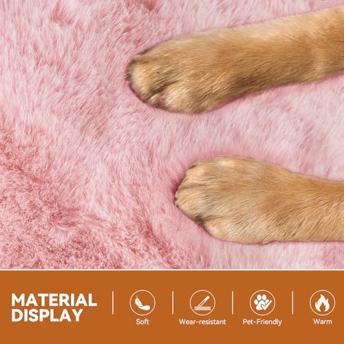 Dog Stairs with Storage (Pink Furry Lids No Condo / 3)