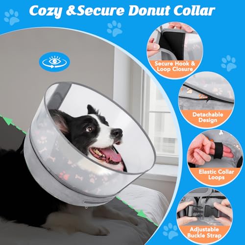 Inflatable Dog Cone with Anti (S (Neck: 5"-8"))