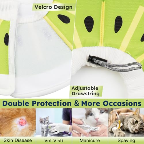 Cat Cone Collar Soft (Kiwifruit / Small)