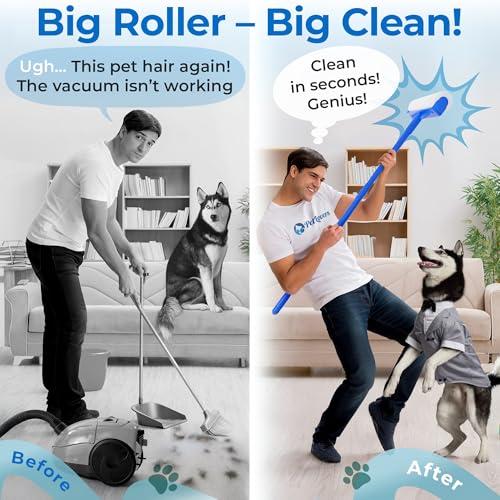 Large Lint Roller with 3 Refills
