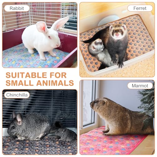 4 Pack Self Heating Cat Bed Cat Self Warming Pad with Removable Cover Extra Warm Thermal Pet Pad Washable Pet Crate Mat Anti Slip Kennel for Indoor Outdoor Pets (16 x 20 Inches)