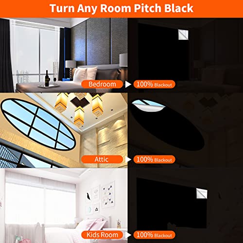 100% Blackout Blind White (White and Silver-grey / 59"W x 157"H)