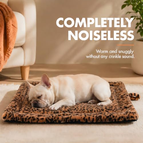 Self Warming Cat Pad for Cats and Dogs (30 x 24 inch / Brown/Black)