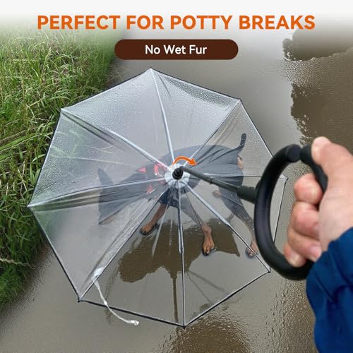 Dog Umbrella for Small Breeds (C Handle (Chain))