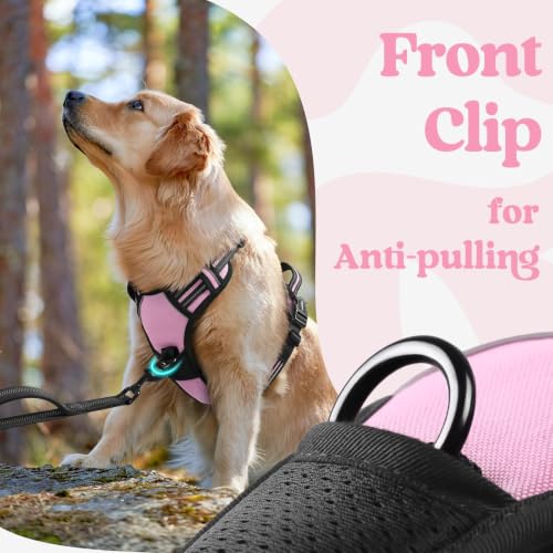 Dog Harness Medium Sized (Medium / Pink)