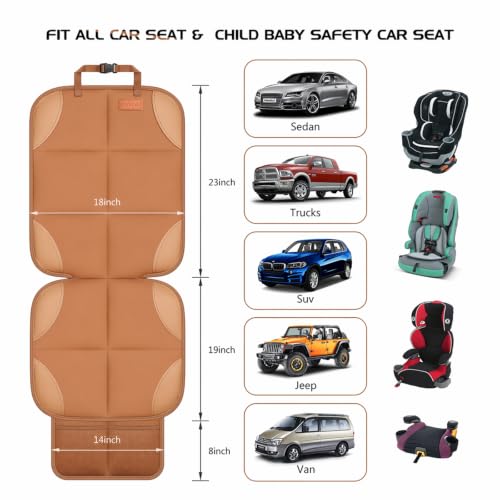 Car Seat Protector 2 (Dark Brown / 2PS)