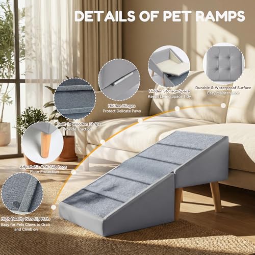 Dog Ramp for Couch (Grey)