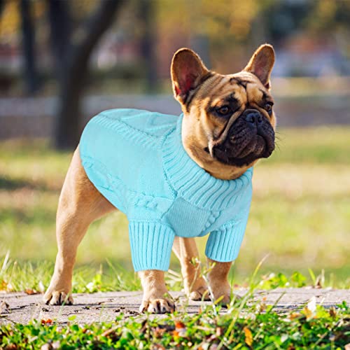 Dog Sweater for Small to Large Dogs (Large / Sky Blue)