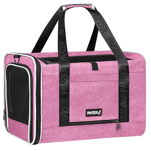 Cat Carrier for Travel (Pink / 18.0"L x 11.0"W x 11.0"H)