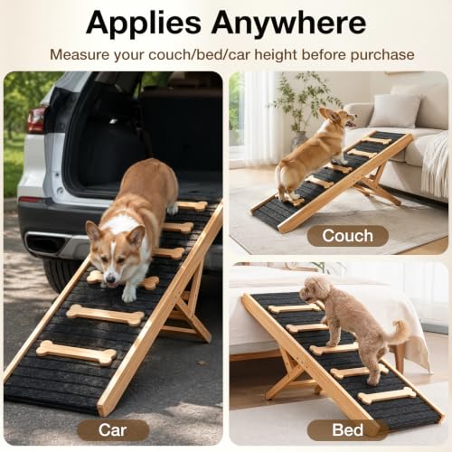 Foldable Dog Ramp for Bed & Couch