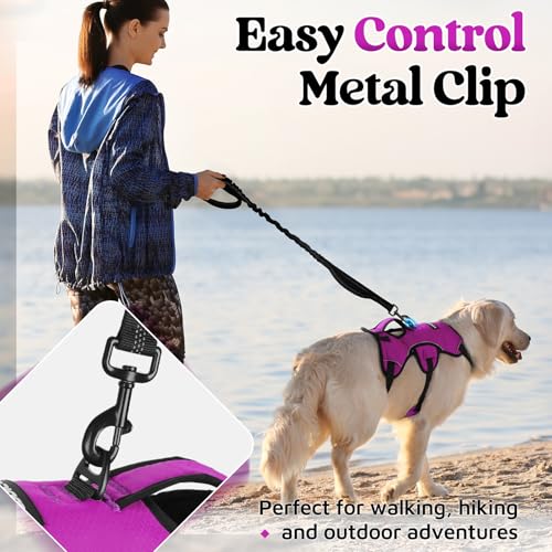 Escape Proof Dog Harness for X (Purple / X-Large)