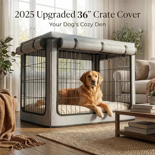 36 inch Dog Crate Cover (36.0"L x 23.0"W x 25.0"H)