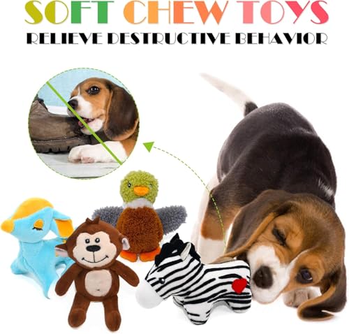 Dog Squeaky Toys for Small Dogs (12 Pack / Small)