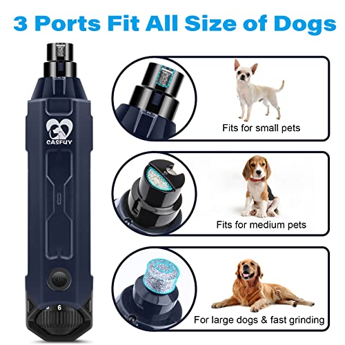 6 Speed Dog Nail Grinder (Blue)