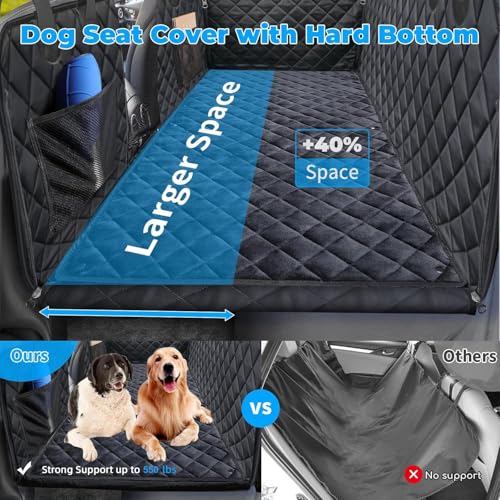Back Seat Extender for Dogs (All Black / M - Cars / Full Size SUVs)