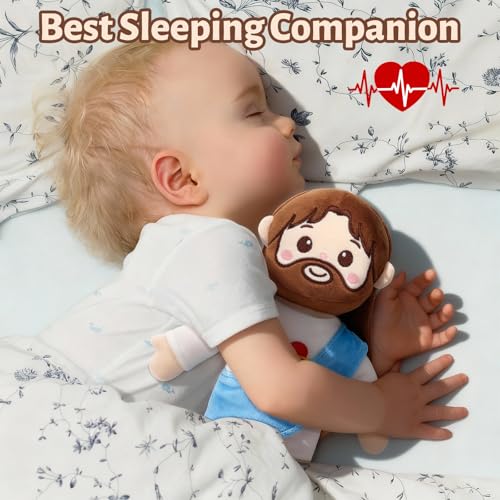 Jesus Plush Doll with Heartbeat Vibration