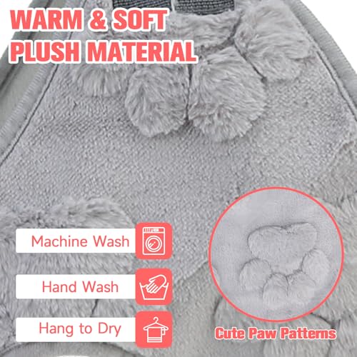 Dog Grooming Hammock Harness for Dogs & Cats with Pet Nail Clipper Trimmer (M / Grey 1)