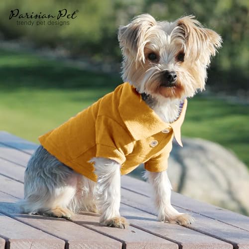 Dog Polo Shirt (L / Yellow Polo)