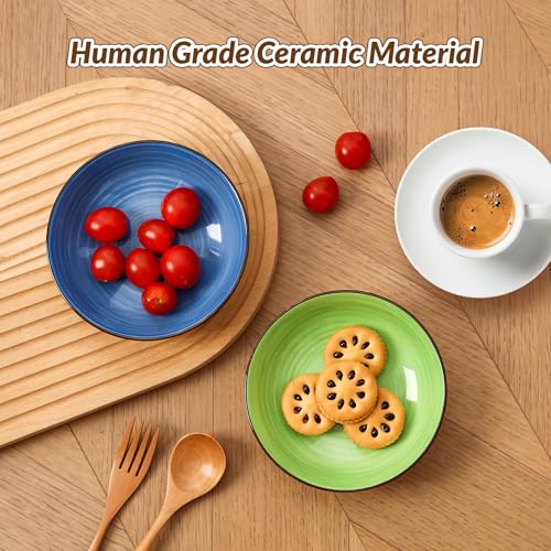 Colorful Ceramic Cat Bowls Set (color 1)