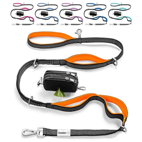 Heavy Duty Dog Leash for Large Dogs (Orange)