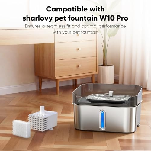 Replacement Pump for Sharlovy W10 Pro Dog Water Fountain (White)