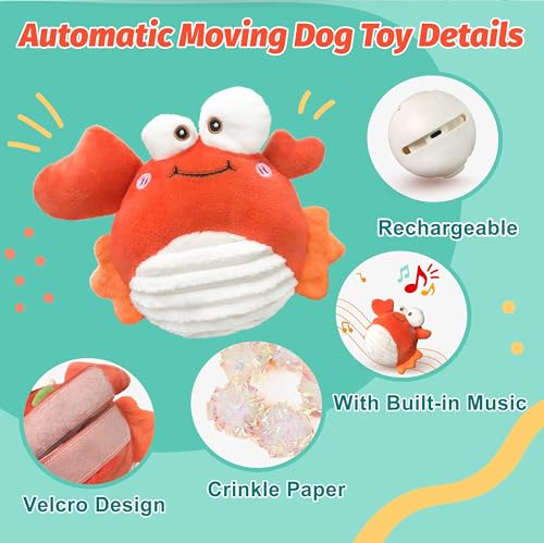 Interactive Crab Dog Toys to Keep Them Busy (Crab)