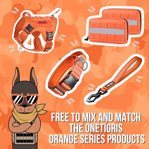 Tactical Dog Harness Vest No (XX-Small / Orange)