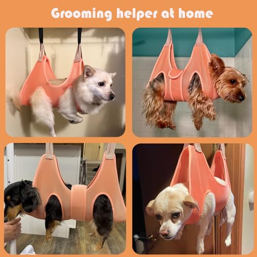 Dog Grooming Hammock Harness for Dogs (S（Suitable for 12-25lbs）)