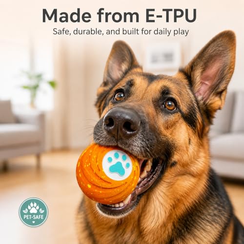 Smart Interactive Dog Ball (Orange)