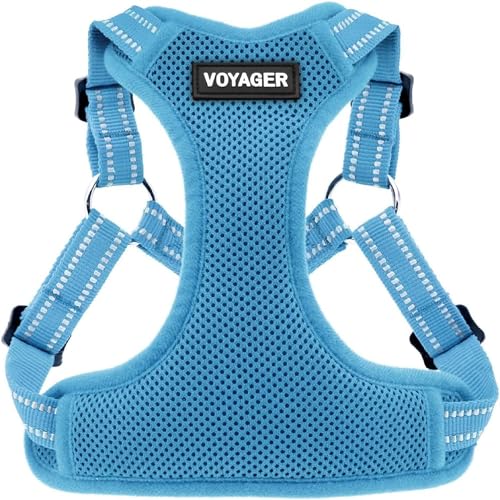 Voyager Step in Flex Adjustable Dog Harness (Harness (Baby Blue) / M)