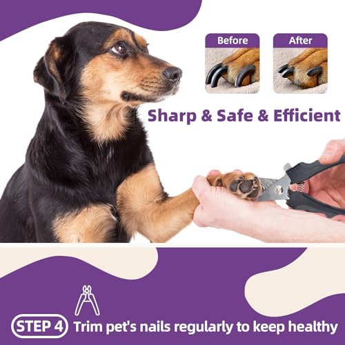 Dog Brush for Shedding (A-Purple)