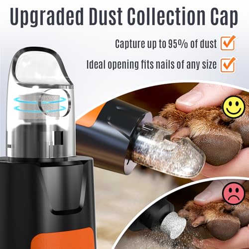 New 6 Speed Dog Nail Grinder (Orange)