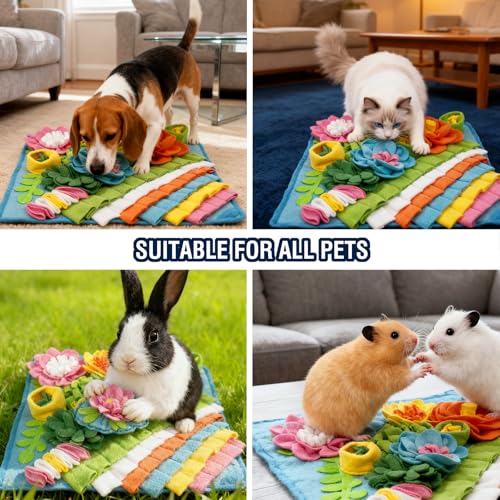 Snuffle Mat for Dogs (Light Blue)