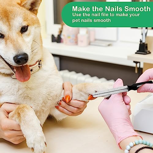 Dog Nail Clippers Professional Pet Nail Clipper Suitable for Cats (Green / Medium to Small pets)