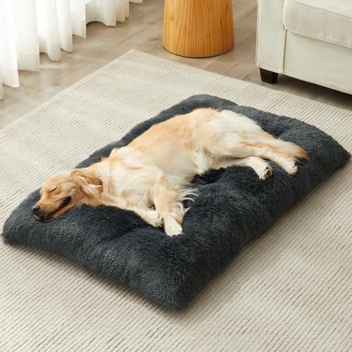 Dog Beds for Large Dogs (Navy / 2XL(48x29 inch))