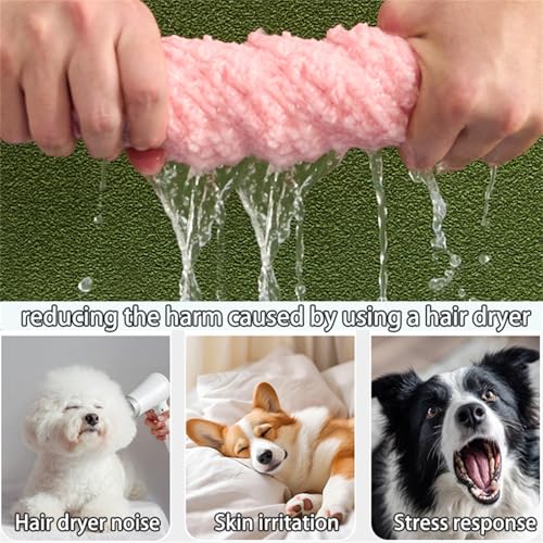 Pet Towel Dog Bath Towels for Drying Dogs (blue)