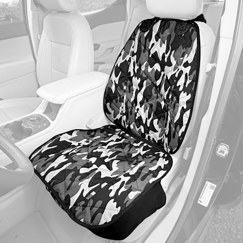 Heavy Duty Front Bucket Seat Cover for Dogs (Camo)