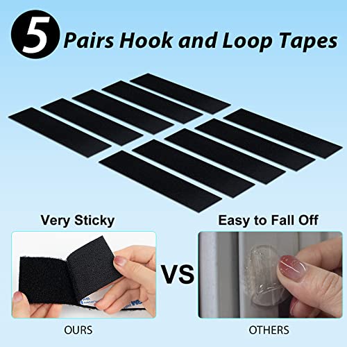 Upgraded Blackout Curtains (Black / 57"W x 157"L (Pack of 1))
