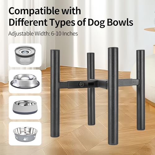 Lifted Dog Bowl Stand (Small-HIGH-8IN)