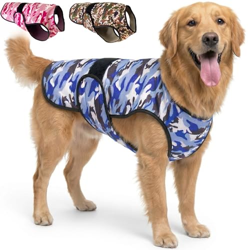 Dog Cooling Vest (Blue Camo / X-Large (Pack of 1))