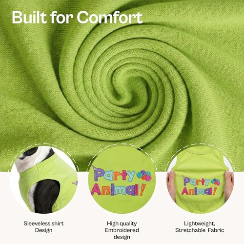 Dog Shirt 100% Cotton Shirts for Large Dogs (2XL)