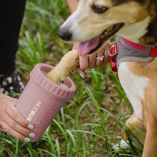 MudBuster Medium Dog Paw Cleaner (Blush / Medium)