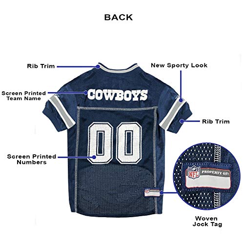 NFL Dallas Cowboys Dog Jersey (Dallas Cowboys / X-Small)