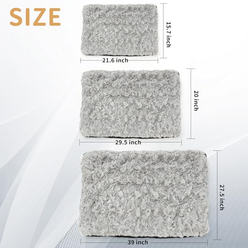 Self Warming Cat Bed Indoor (39x27 IN / Grey)