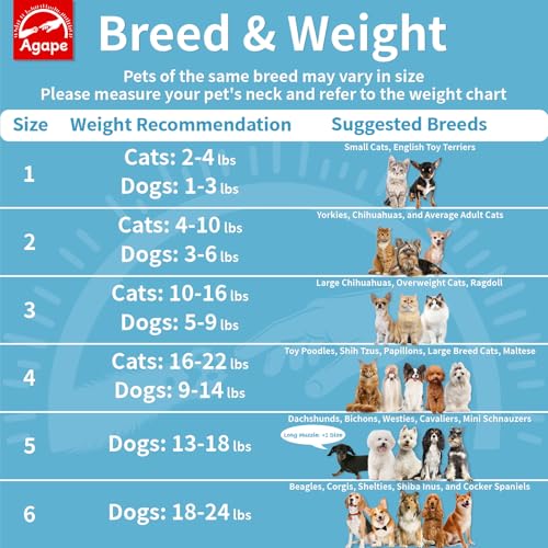 Soft Dog Cone for Small Dogs & Cats (Blue (Small Dogs Cone) / 3 (Neck:8"-10"))