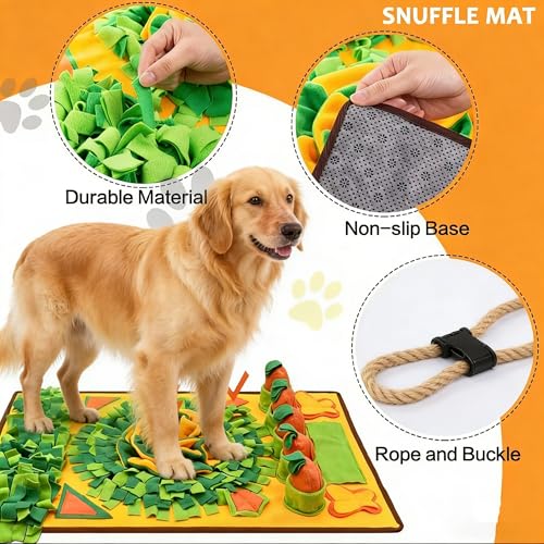 Large Snuffle Mat for Dogs (yellow)