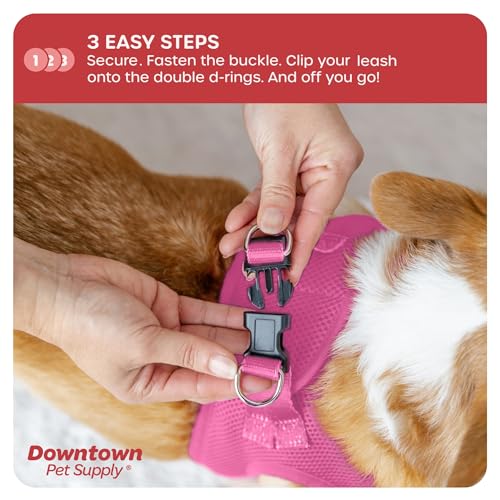 Step in Dog Harness (X-Small / Pink)