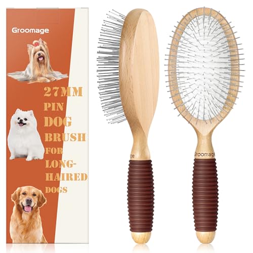 Dog Brush for Long Haired Dogs (Long Pin for Long Haired)