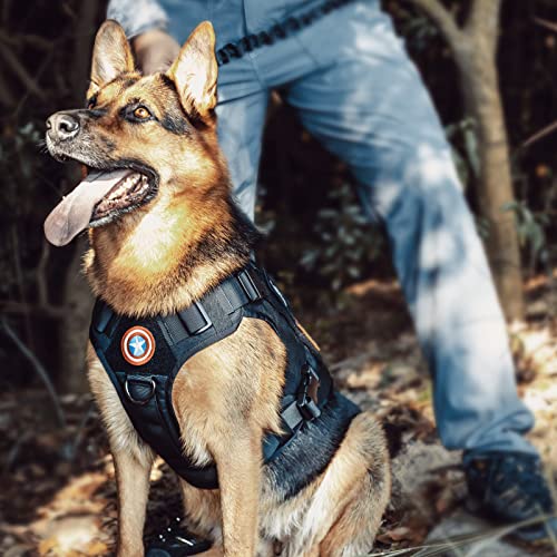 Tactical Dog Harness Vest No (X-Large / Black)