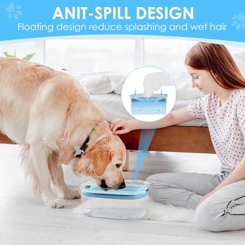 3L Dog Water Bowl No Spill (Sky Blue)